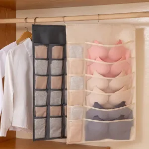 🛍️ Double-Sided Hanging Storage Bag – Declutter Your Wardrobe in Style! ✨