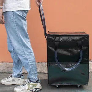 🛒 Foldable Heavy-Duty Shopping Cart – Roll Your Way to Effortless Shopping! 🛒