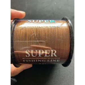 100% PE (Dyneema) Braid Line 60LB 500m Brown Colour Fishing Tackle