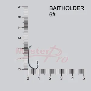 100 x 6# Chemically Sharpened Baitholder Hooks Fishing Tackle
