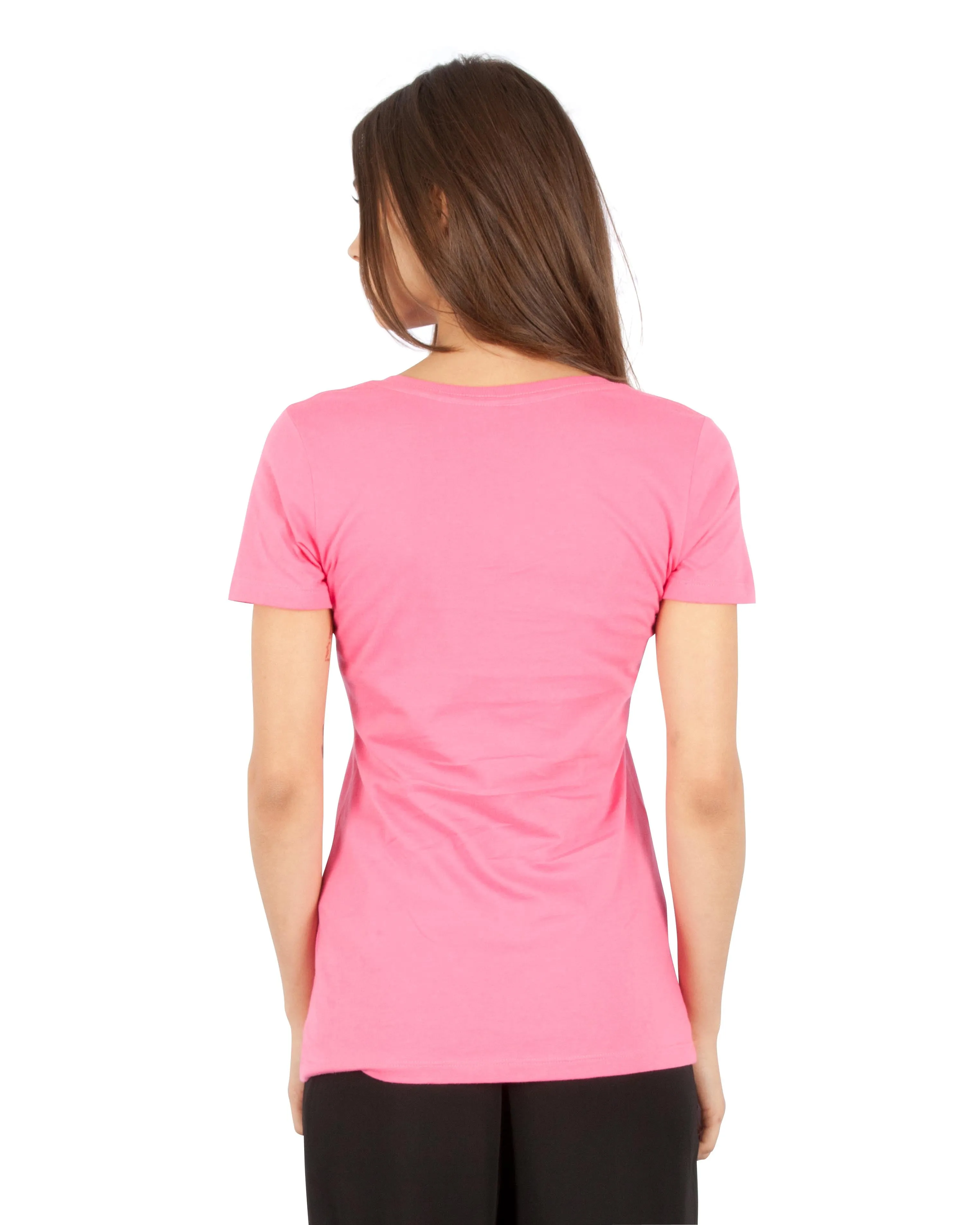 1020 Combed Cotton Deep V-Neck