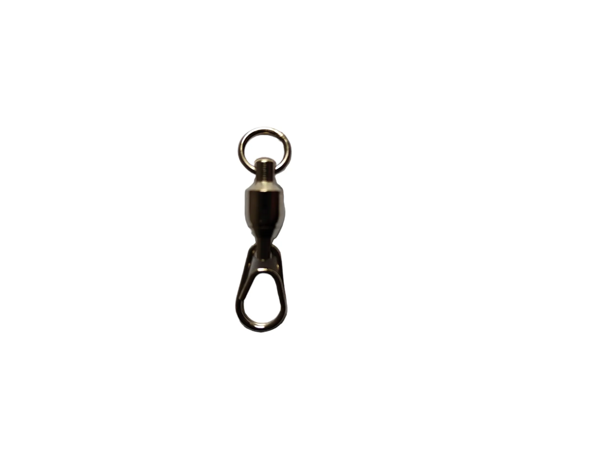10pcs (2pks) Ball Bearing Swivel with Split Ring Size 4# 5# 6# 15-45kg