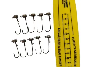 10Pcs Nedlockz HD Jighead 1/4oz, 1/8oz