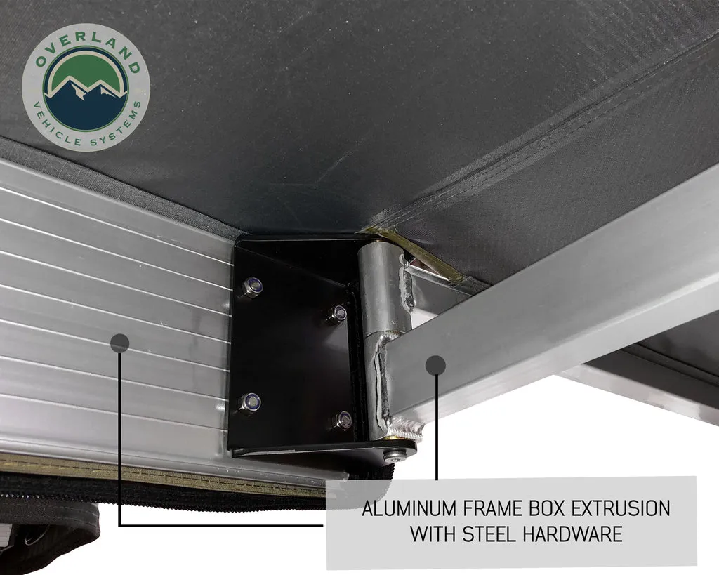 19609907 OVS Nomadic Awning 180 - Dark Gray Cover With Black Cover Universal