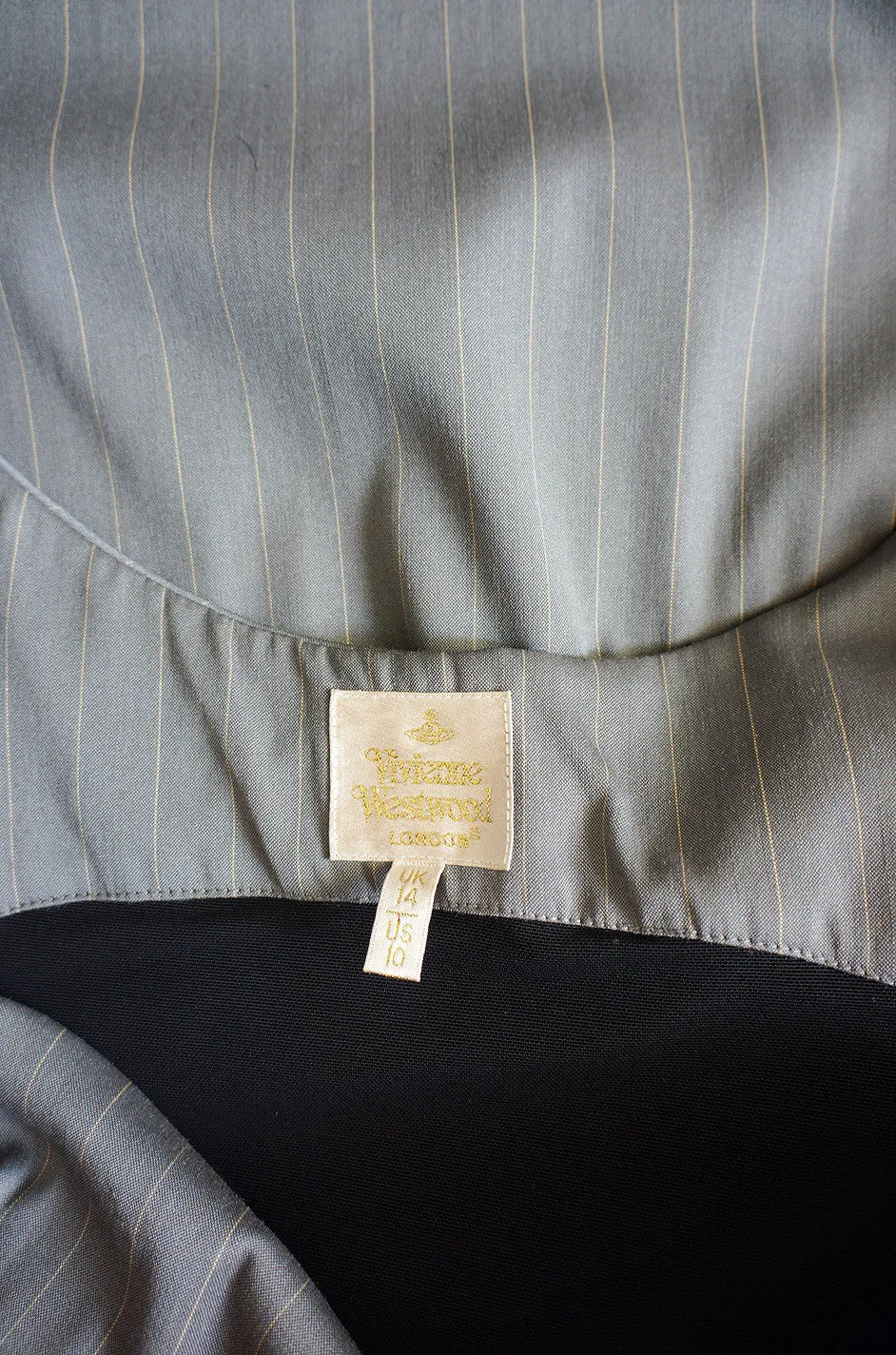 1990s Vivienne Westwood Pinstripe Dress
