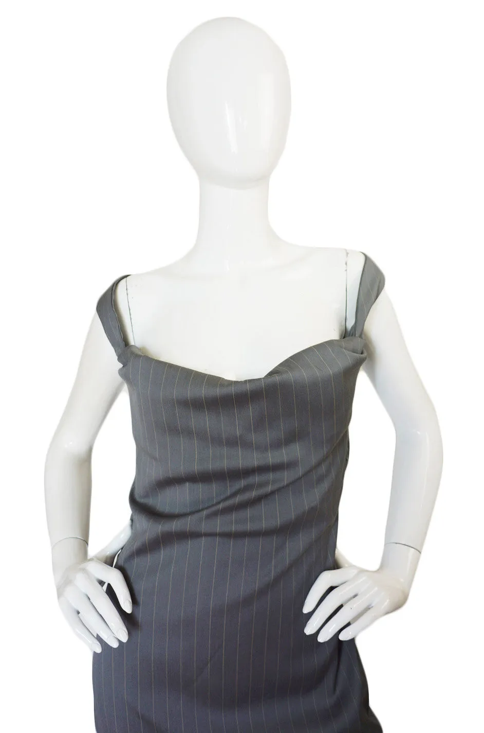 1990s Vivienne Westwood Pinstripe Dress