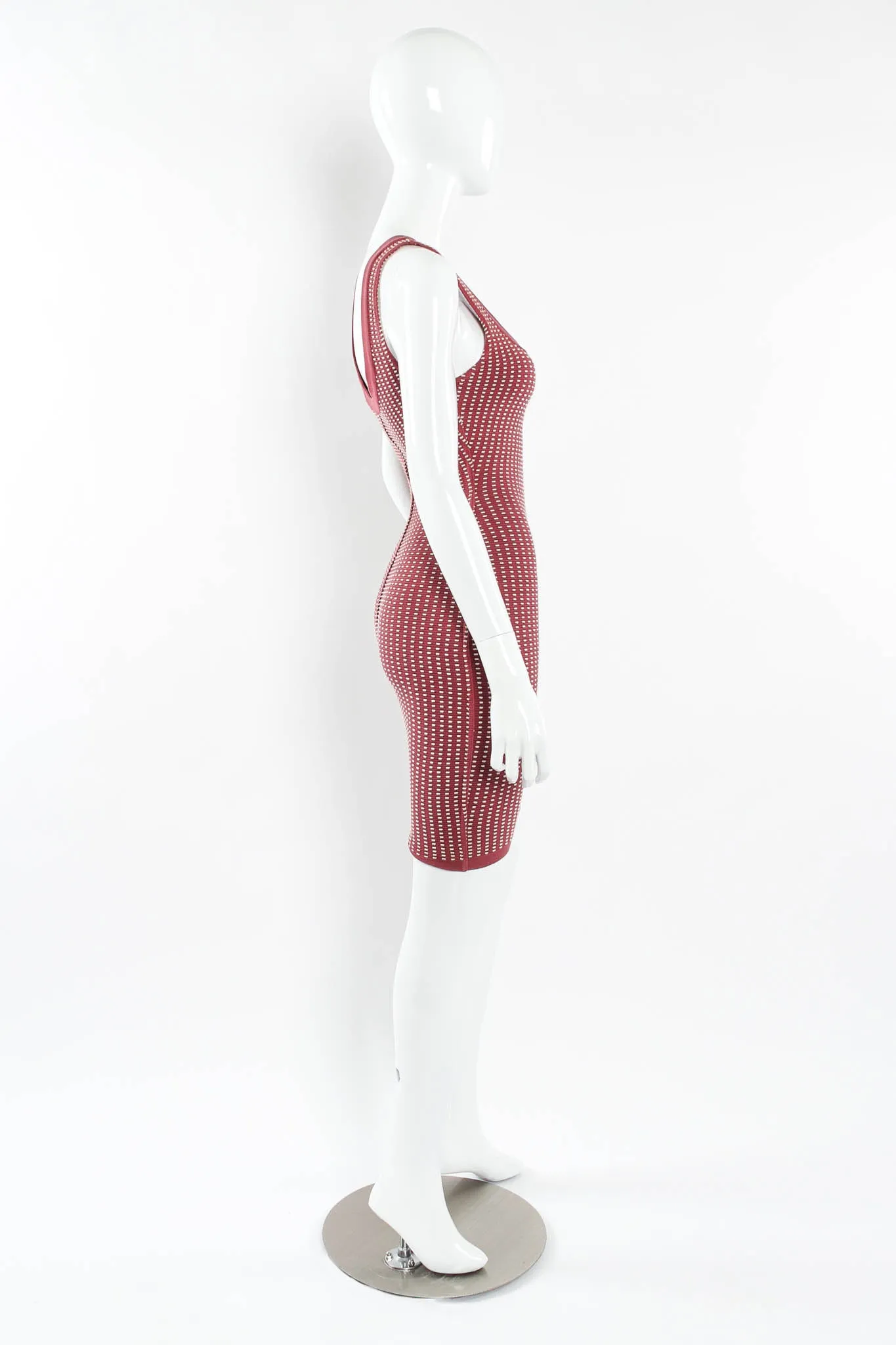 1991 Ribbed Waffle Bodycon Dress I