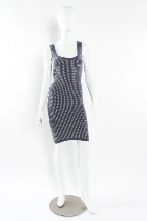 1991 Ribbed Waffle Bodycon Dress II