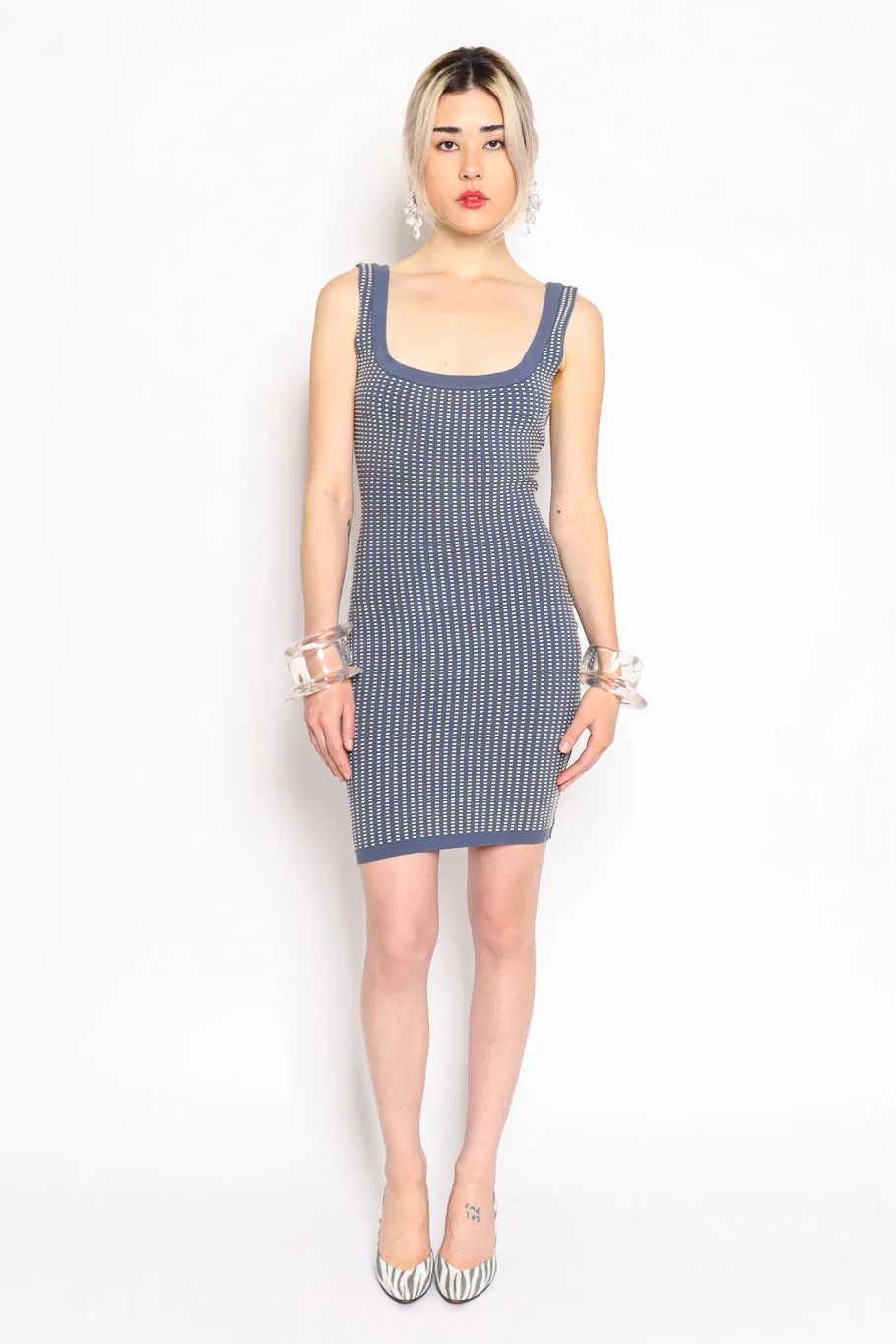1991 Ribbed Waffle Bodycon Dress II