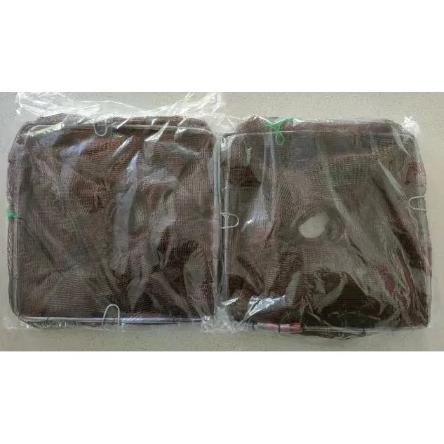 2 X High-quality Foldable Fishing Shrimp Fish Crab Yabbie Bait Net Trap