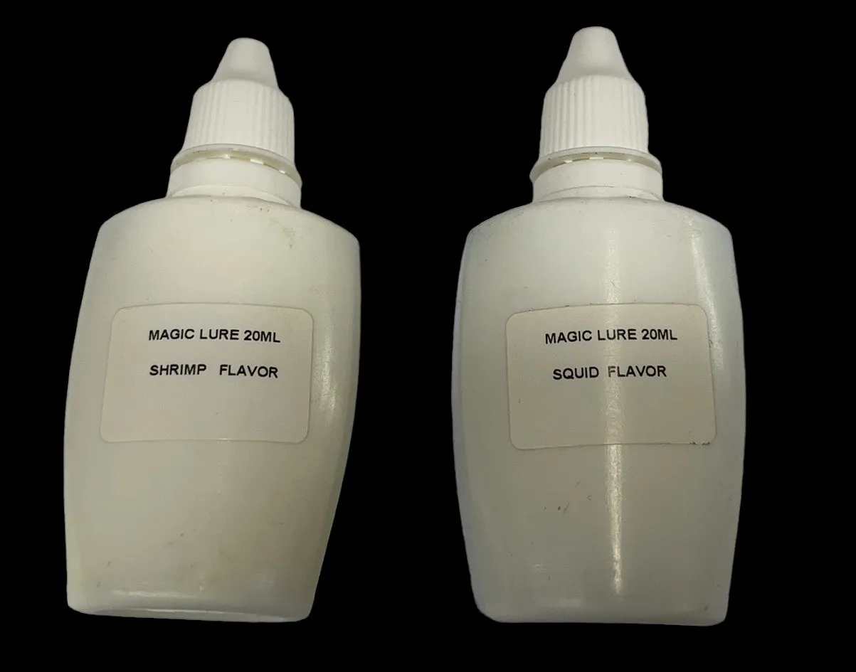 2 x Masterpro Magic Lure Scent 20ml each Squid and Shrimp Flavor
