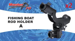 2 X Rail Mount Rod Holder A