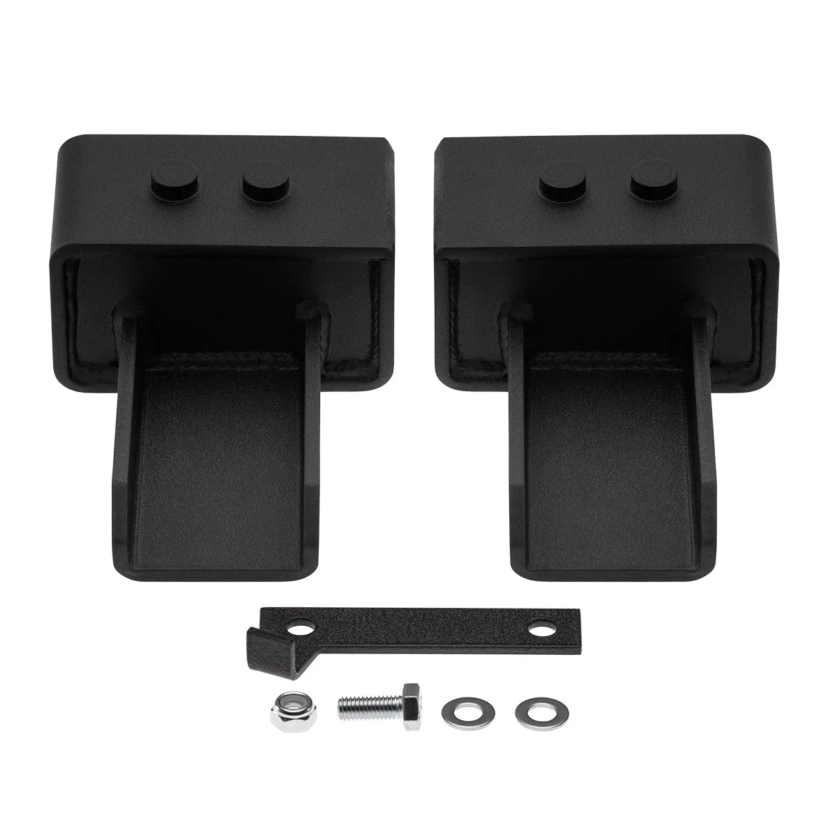 2004-2021 Ford F150 4WD Rear Suspension Lift Kit | Includes US Patent Pending Rear Lift Blocks with Built-In Bump Stop Landing Plates
