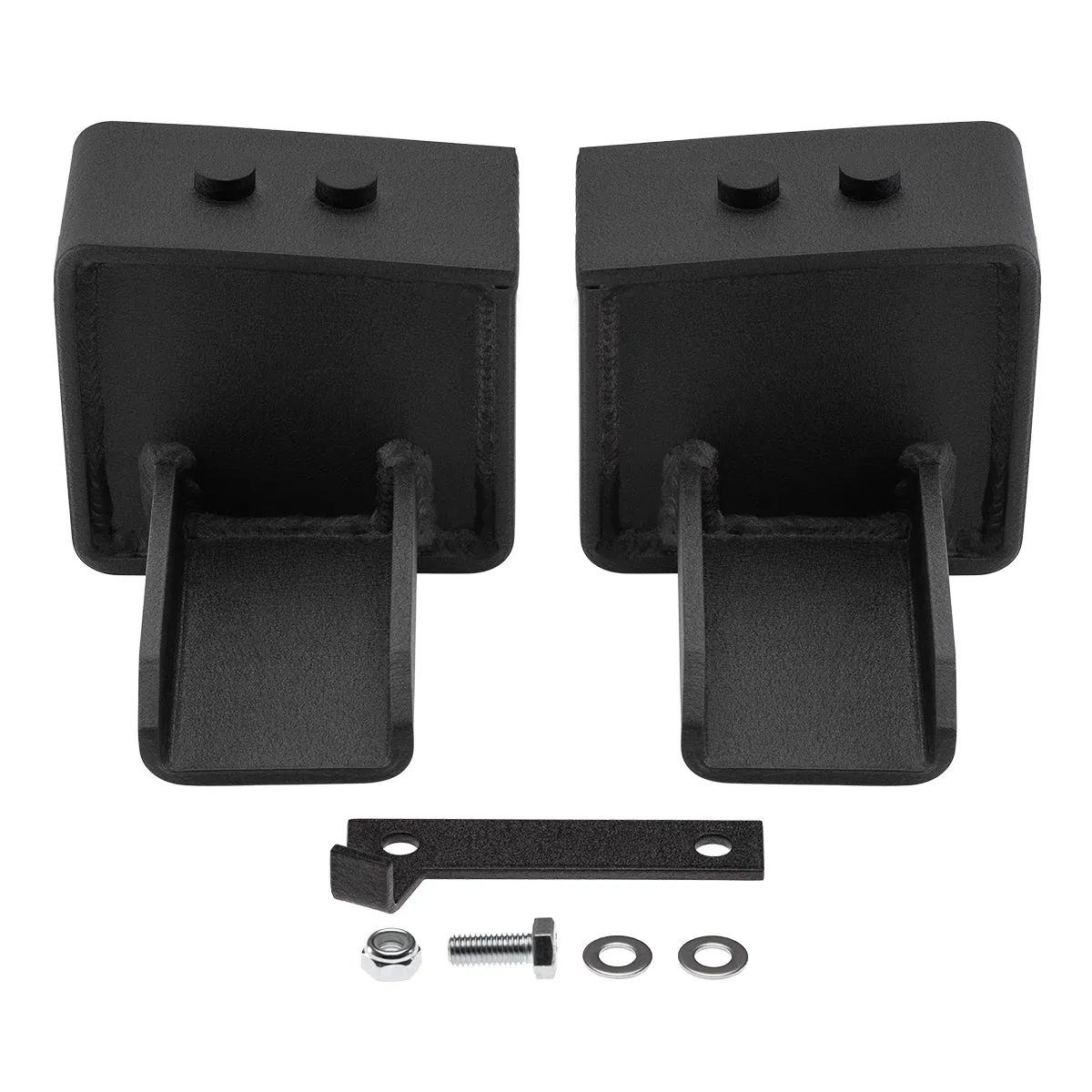 2004-2021 Ford F150 4WD Rear Suspension Lift Kit | Includes US Patent Pending Rear Lift Blocks with Built-In Bump Stop Landing Plates