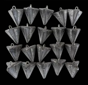 20pcs 3oz Star Sinkers Surf Fishing