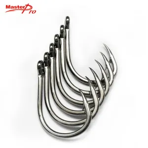 20Pcs Chemically Sharpened 4X Strong Live Bait Hooks Size 9/0 Fishing Tackle