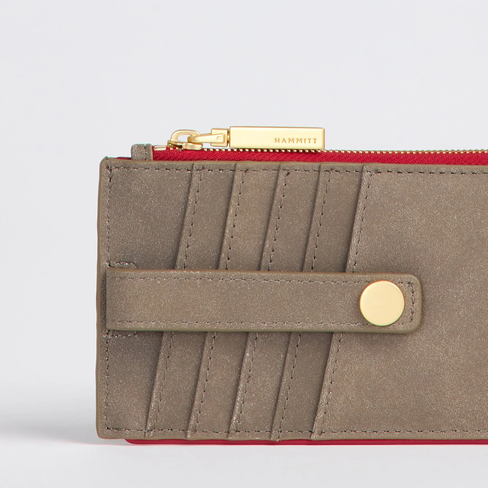210 West | Pewter/Brushed Gold Red Zip