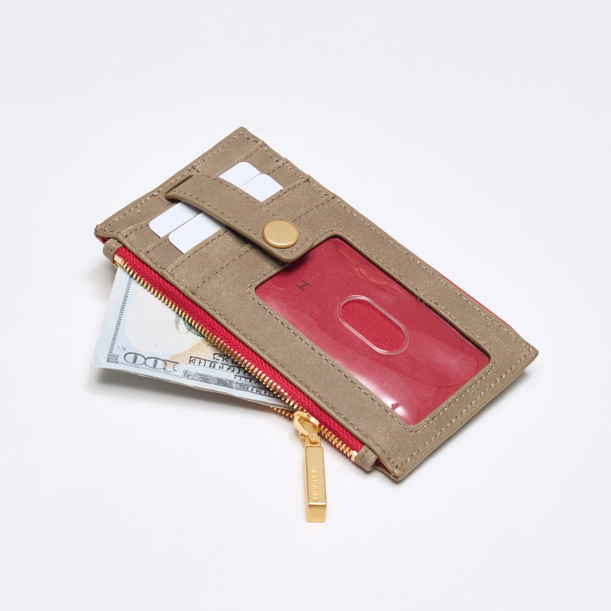 210 West | Pewter/Brushed Gold Red Zip
