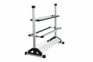 24 Slots Fishing Rod Rack Holder Aluminum Alloy Fishing Rod Pole Stand Storage