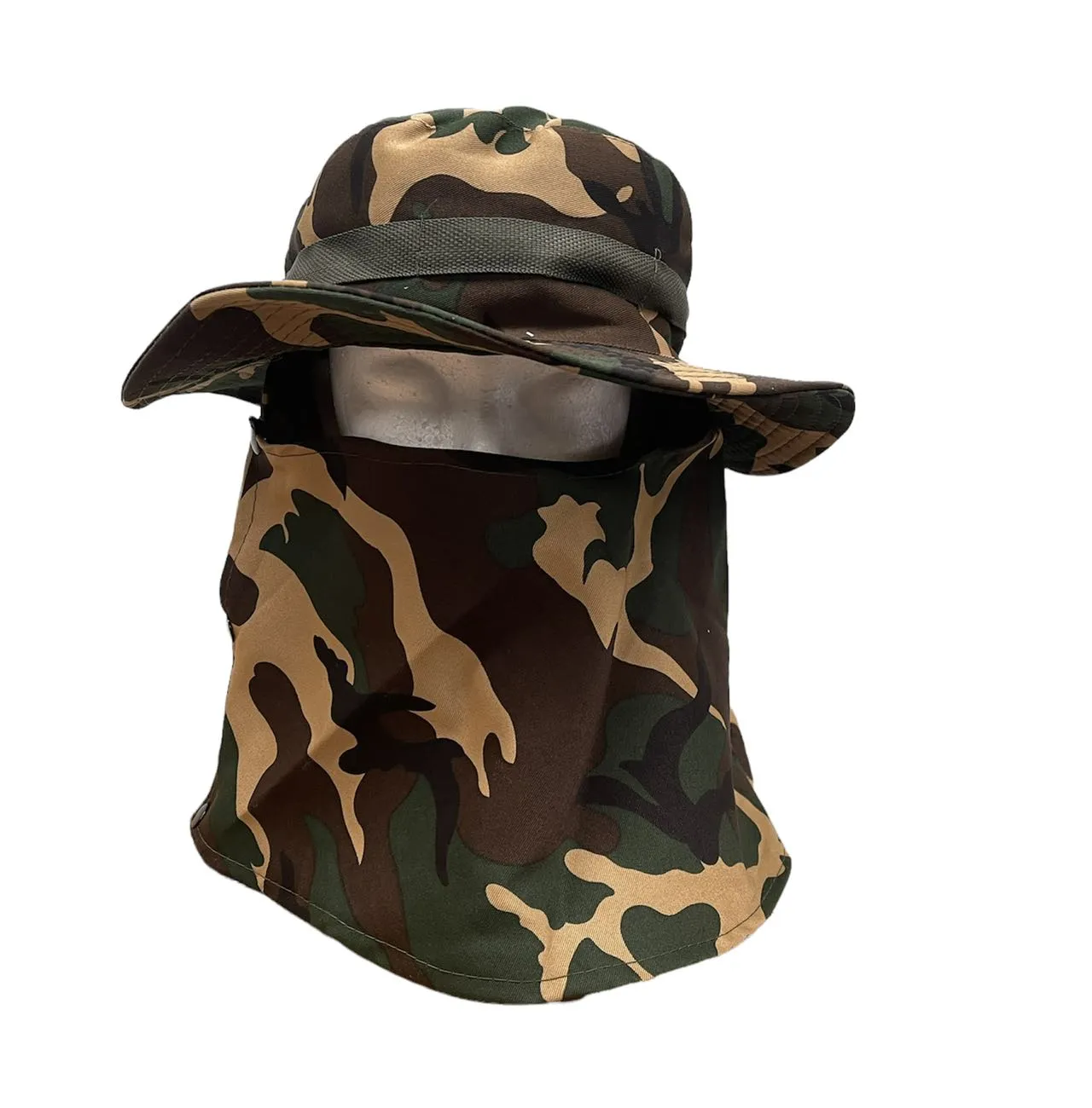 2pcs Full-brim hat with face shield
