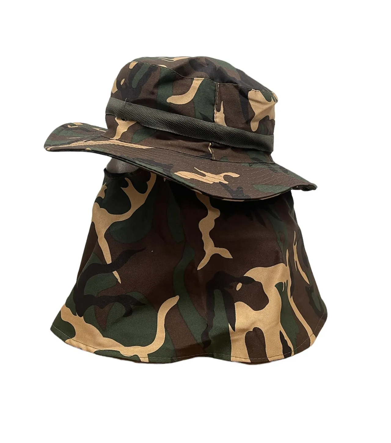 2pcs Full-brim hat with face shield