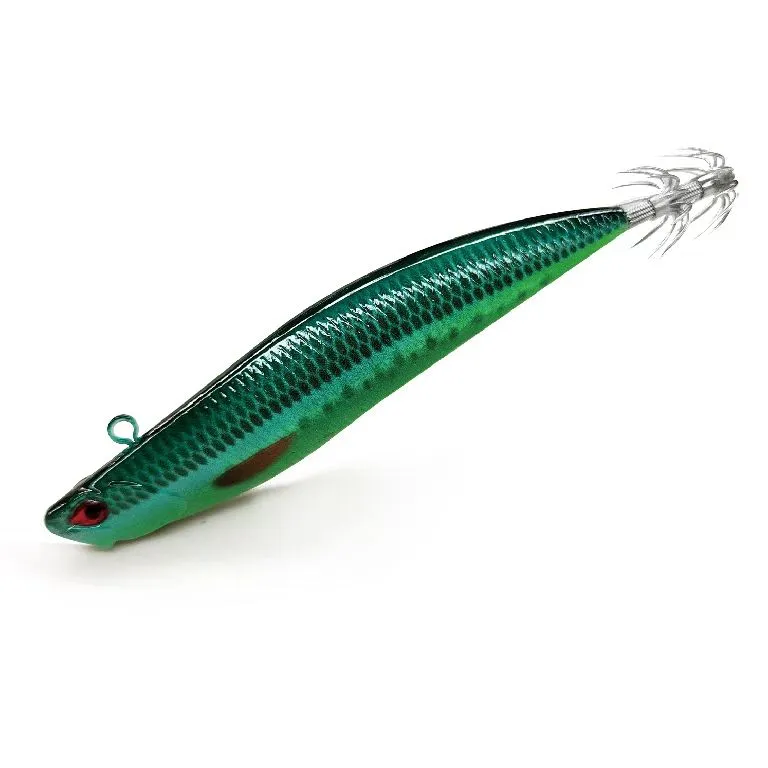 2pcs Masterpro Quanlity TIP RUN Deep water Squid jig 110mm/26g Grass Whiting