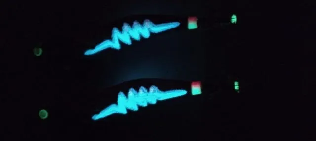 2pcs Squid Jigs Shrimp jig Luminous body Glow in Dark 3.0, 3.5 PINK