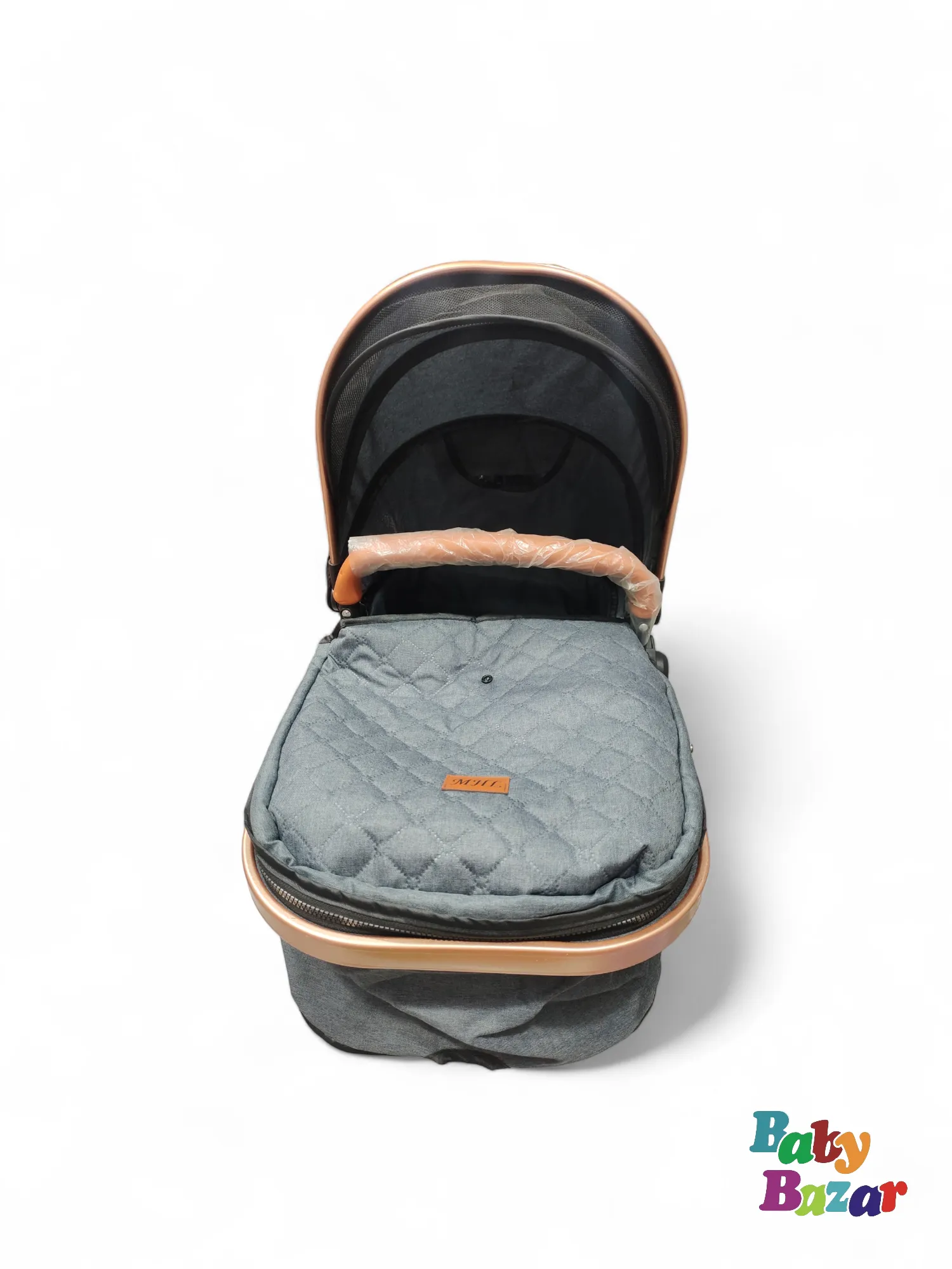 3-in-1 Multi-Functional Baby Stroller with Reversible Handle, Adjustable Recline, and Large Storage Basket