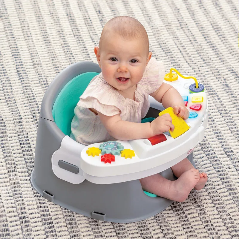 3-in-1 Music & Lights Activity Seat | Booster Seat Dining Chair | Portable High Chair| Booster Cushion |Removable Tray