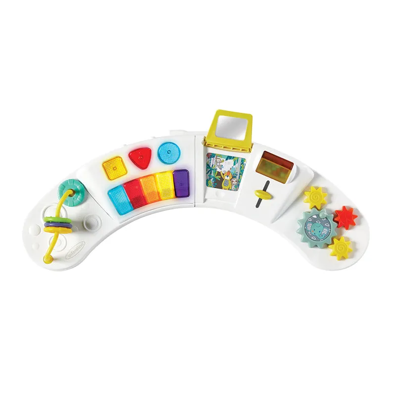 3-in-1 Music & Lights Activity Seat | Booster Seat Dining Chair | Portable High Chair| Booster Cushion |Removable Tray