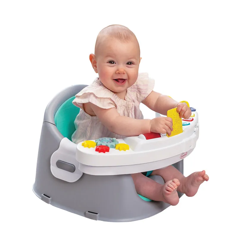3-in-1 Music & Lights Activity Seat | Booster Seat Dining Chair | Portable High Chair| Booster Cushion |Removable Tray