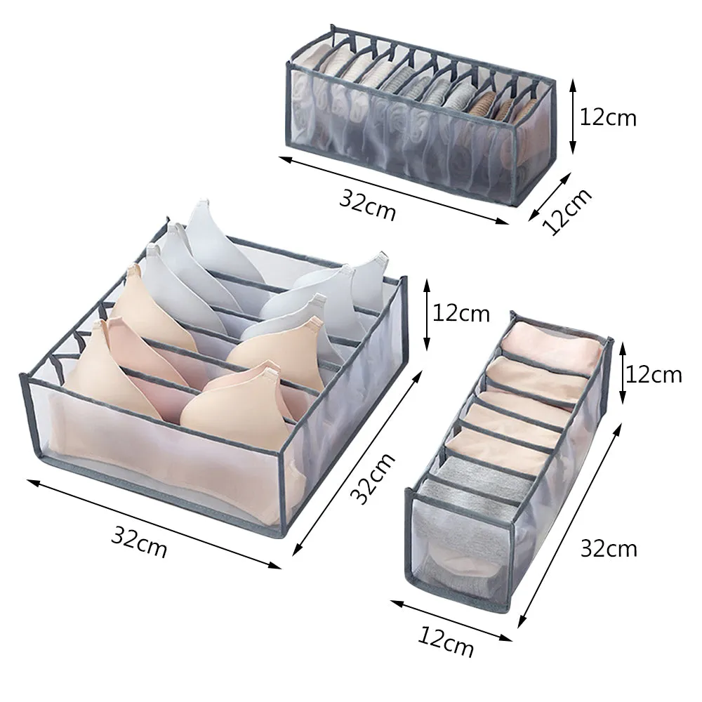 3 pcs/set of Foldable Drawer Storage Bag