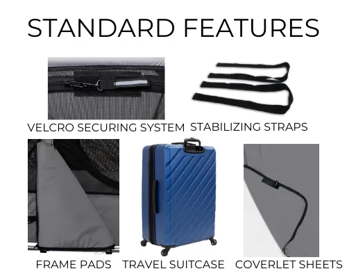 300 Model - The Safety Sleeper® Canopy Bed for Children & Adults - International Version