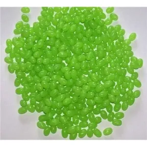 300 x Lumo Soft Glow Beads Green Oval Size 5X8mm Fishing Tackle