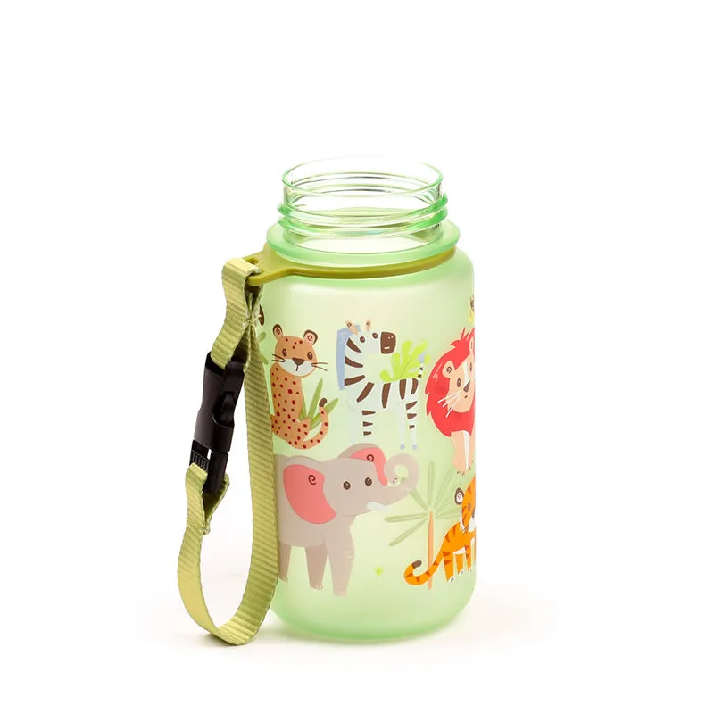 350ml Shatterproof Pop Top Children's Water Bottle - Zooniverse