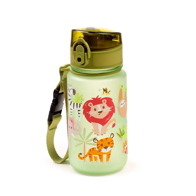 350ml Shatterproof Pop Top Children's Water Bottle - Zooniverse