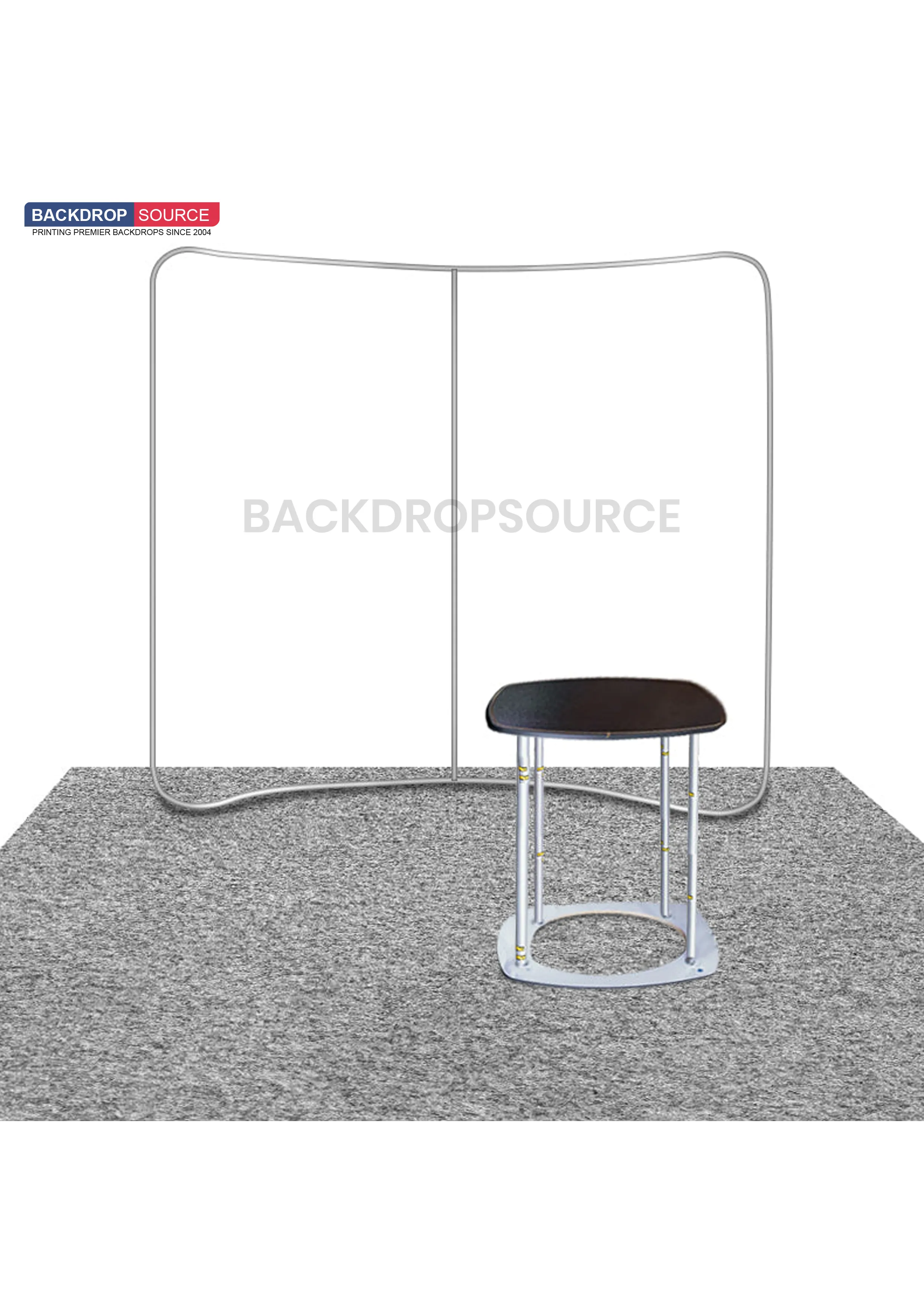 3m x 3m Curved Exhibit Pro 3-in-1 Display Kit with Illume Lights