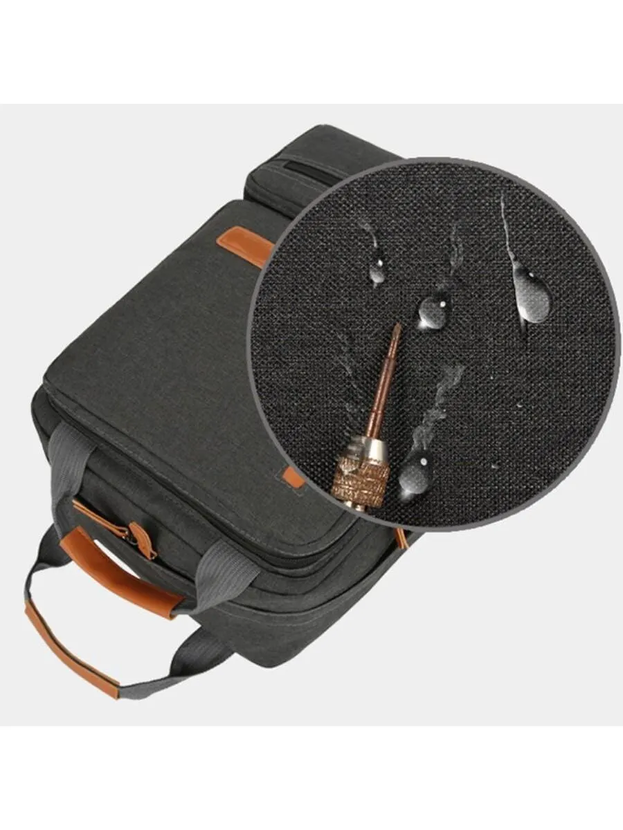 3pcs Backpack Set, USB Large-Capacity Business Computer Backpack Crossbody Bag Wristlet Bag