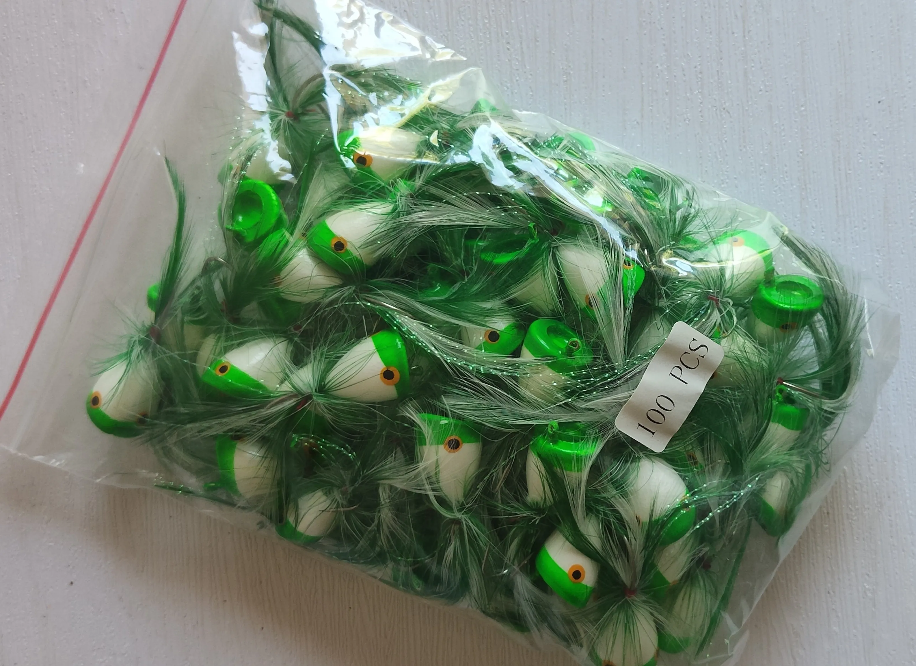 40/100pcs x Small New Generation Quality Surf Poppers GREEN