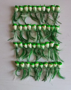 40/100pcs x Small New Generation Quality Surf Poppers GREEN