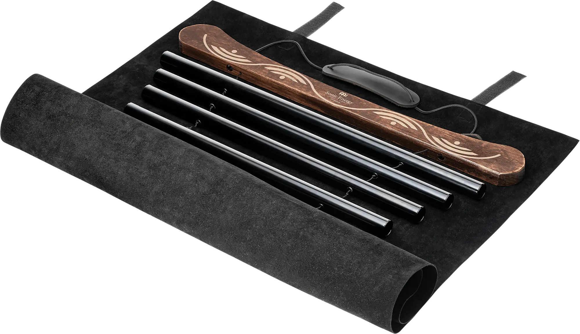 432 Hz Meditation Flow Chime 38" / 95 cm 10 Notes C Minor - Black