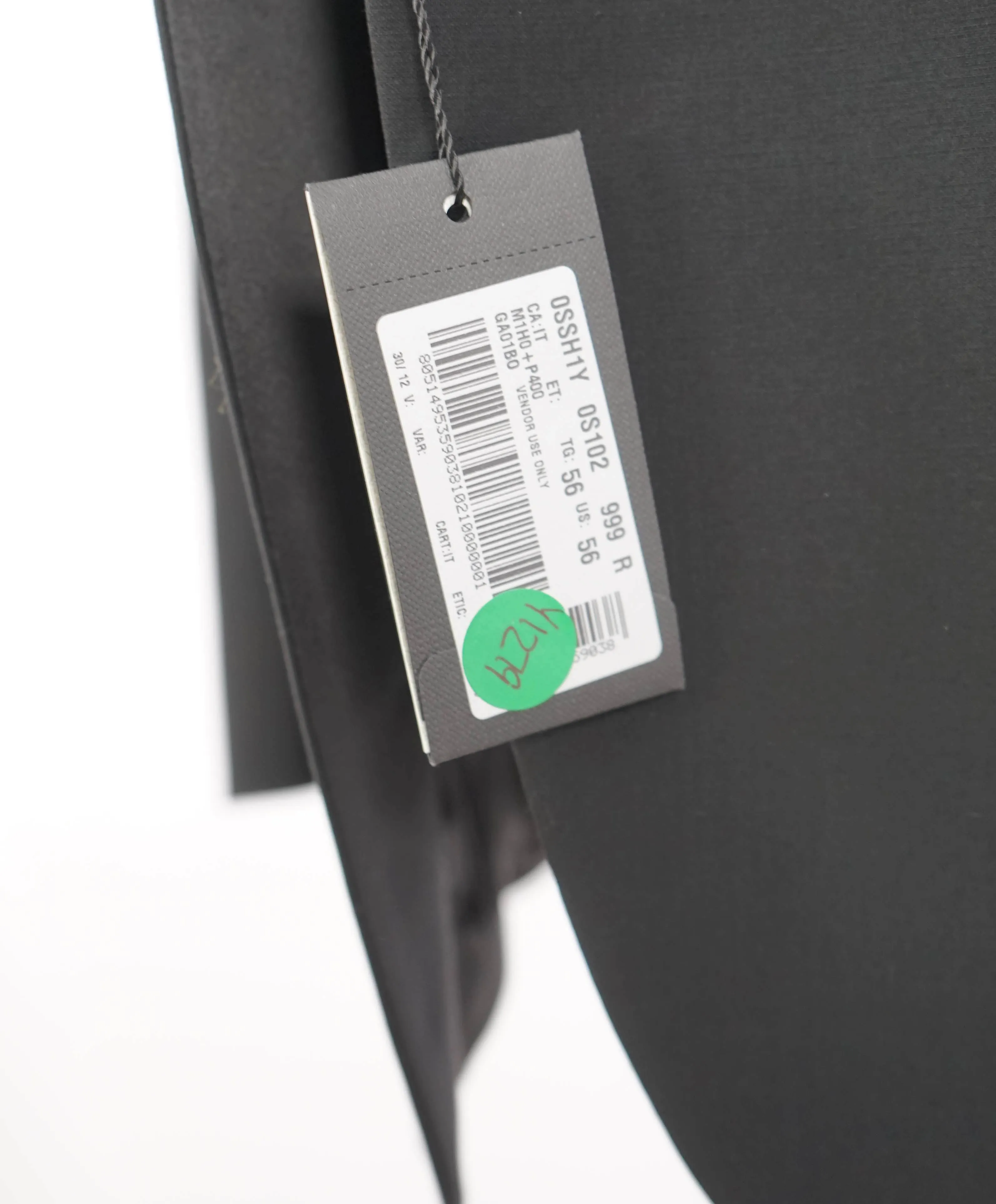 $5,494 GIORGIO ARMANI - "SOHO" Black SILK LINED Peak Lapel Tuxedo - 46R