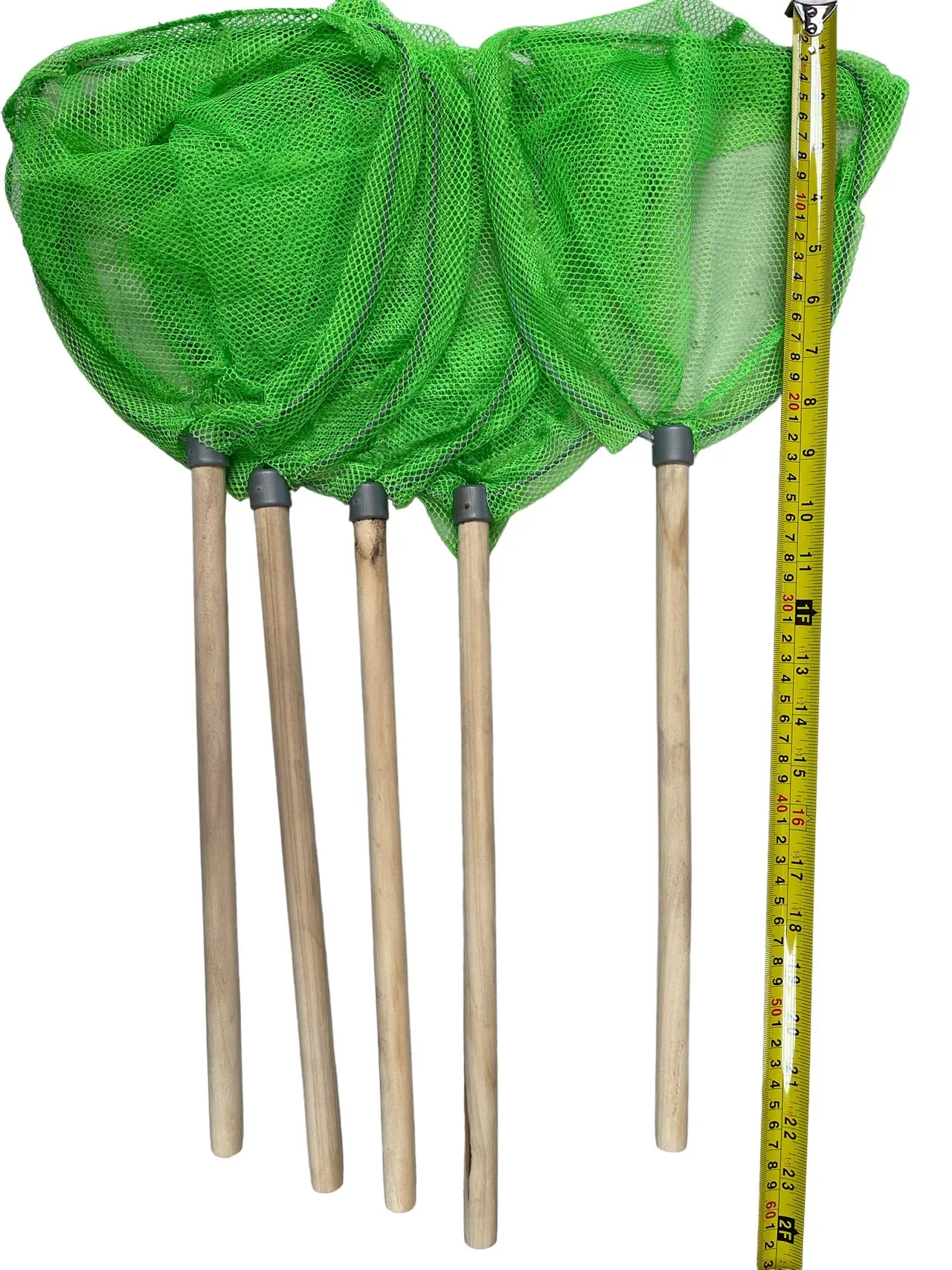 5x Masterpro Small Fishing Net Green