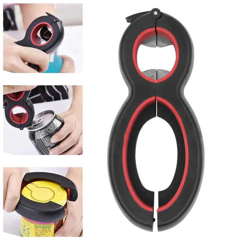 6-in-1 Multi Opener Jar Bottle Can Opener