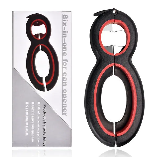 6-in-1 Multi Opener Jar Bottle Can Opener