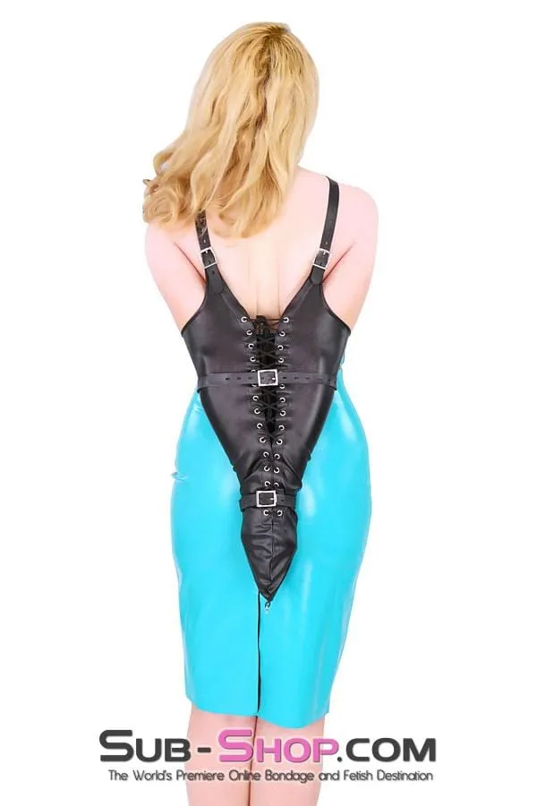 6832M      Tightly Bound Black Lacing Armbinder with Locking Straps