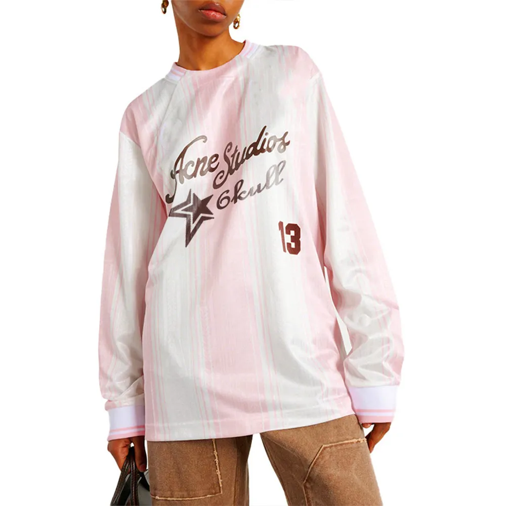 6Kull Pink Speedline Moto Tech Sweatshirt