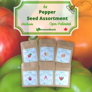 6x Pepper Seed Assortment