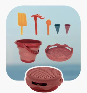 7-in-1 sand toy set (red)