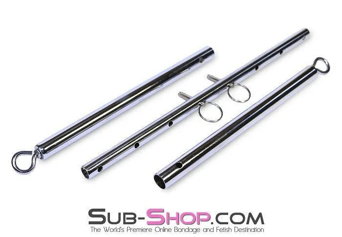 7710HS      Adjustable Bondage Spreader Bar, Chrome